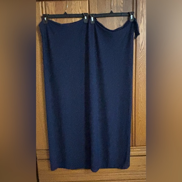 Lane Bryant Navy Blue Swim Sarong - Picture 2 of 4